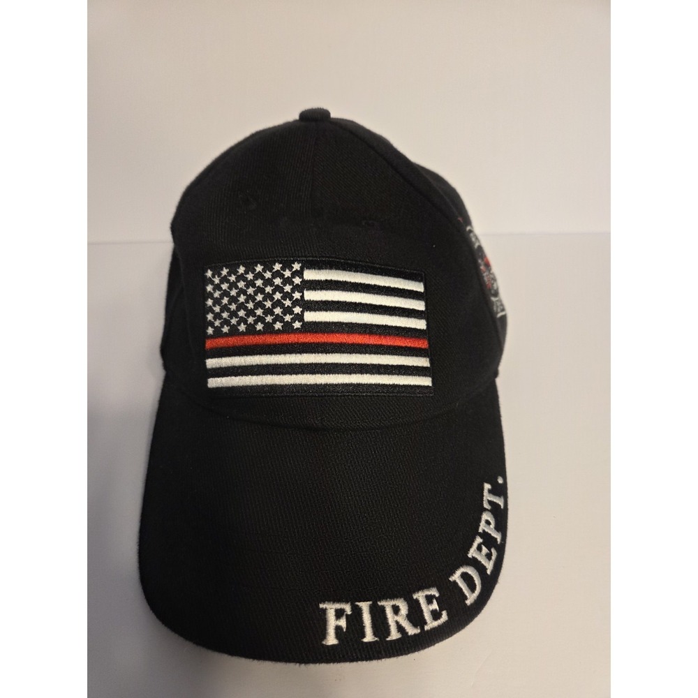 Black Fire Department Baseball Cap OS